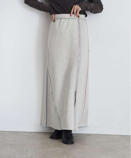 Eimee Law（エイミーロウ） スカート 配色ボアスウェット バック