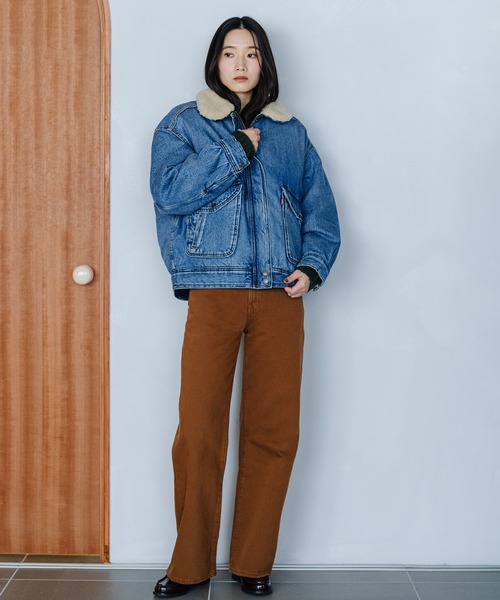 Levi's（リーバイス） デニムジャケット gジャン シェルパ ボンバー