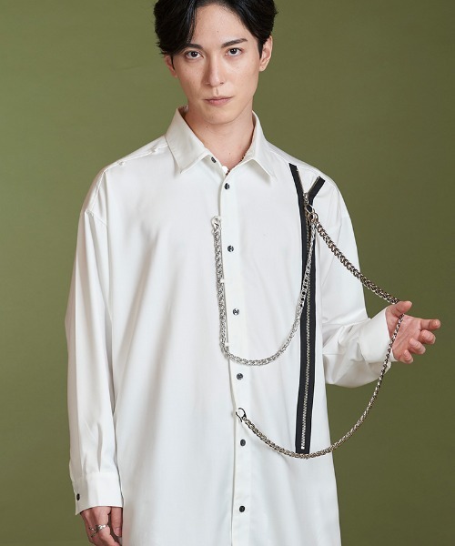 NO ID.（ノーアイディー） シャツ ms5591- チェーンロングBIG-SH