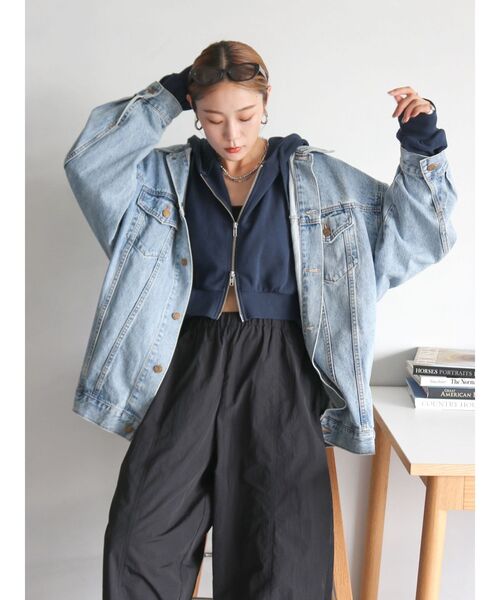 Ungrid（アングリッド） デニムジャケット gジャン ビッグシルエット
