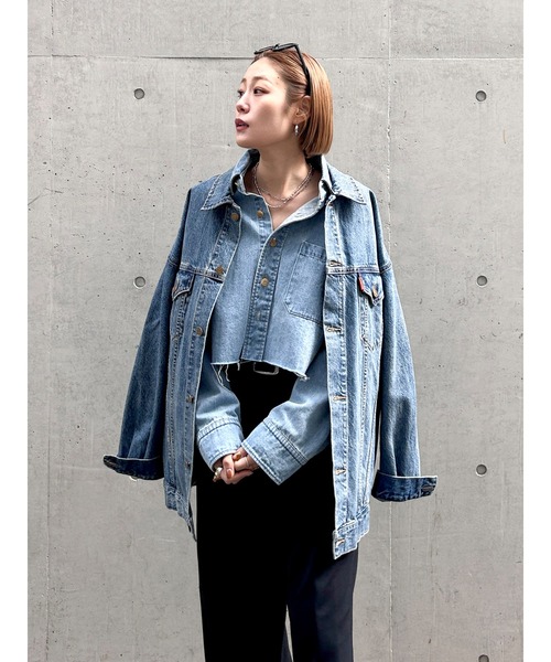 Ungrid（アングリッド） デニムジャケット gジャン ビッグシルエット