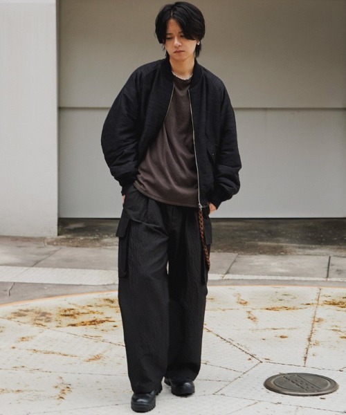 LIDnM（リドム） ブルゾン アウター WILD SILK L2-B メンズ : ZOZOTOWN