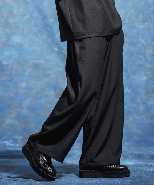 Jih Nunc（ジーヌンク） パンツ mp14620-ストレッチワイドバルーン