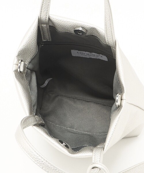 A DAY IN THE LIFE トートバッグ レザーライク 2WAY ミニトート