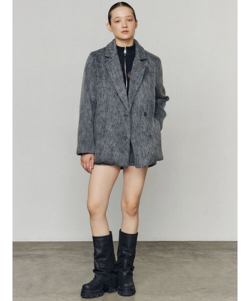 EMODA（エモダ） コート アウター シャギージャケットコート