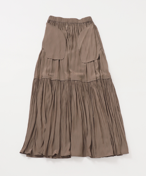 Deuxieme Classe（ドゥーズィエムクラス） スカート *Gather Maxi