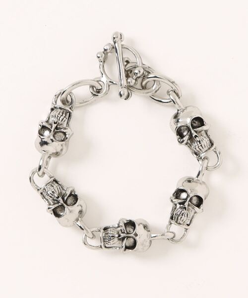 ブレスレット an meets zakka スカルブレスレット / メンズ レディース