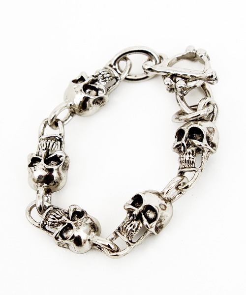 ブレスレット an meets zakka スカルブレスレット / メンズ レディース