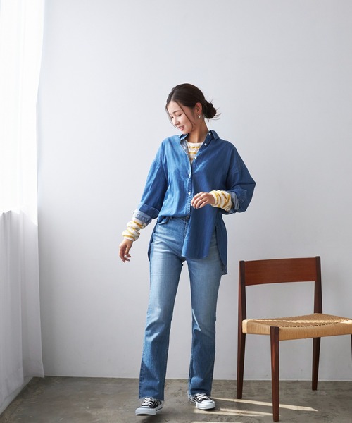 YANUK（ヤヌーク） ジーンズ デニム デニムパンツ セミフレア