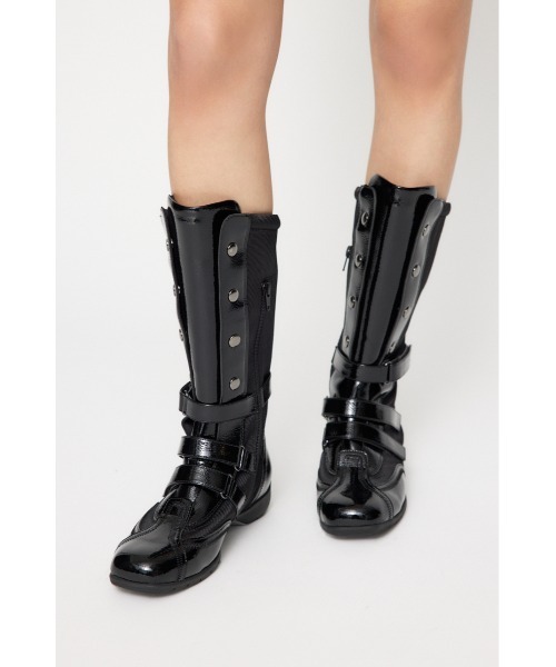 LAGUA GEM（ラグアジェム） ブーツ ENAMEL BELT MIDDLE ブーツ