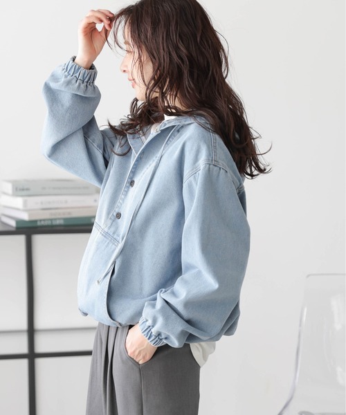 パーカー アノラック デニムパーカー レディース : ZOZOTOWN Yahoo!店