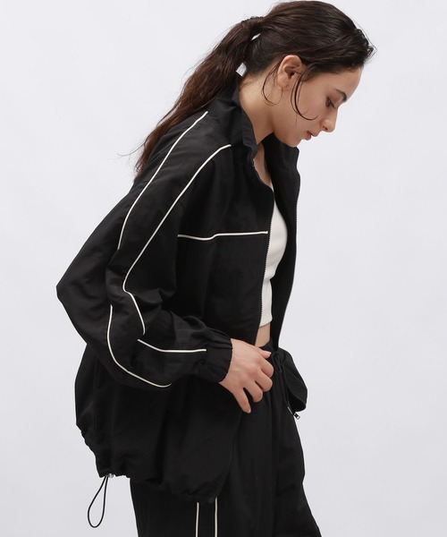 LAKOLE（ラコレ） ブルゾン アウター コードライントラックジャケット