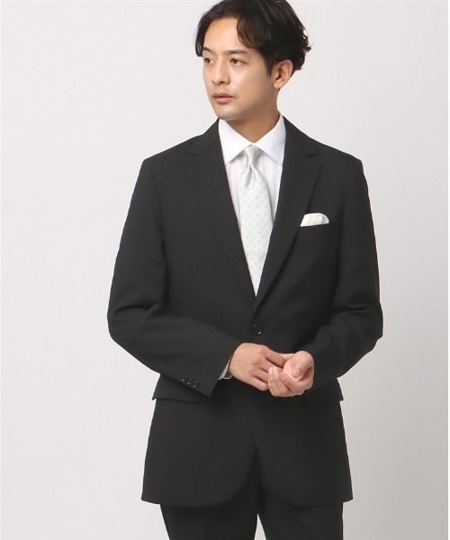 セットアップ 「フォーマル」ブラックスーツ 裾上げ済み 2つボタン