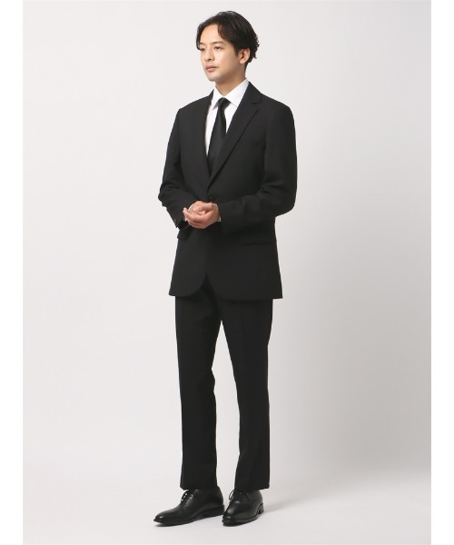 セットアップ 「フォーマル」ブラックスーツ 裾上げ済み 2つボタン