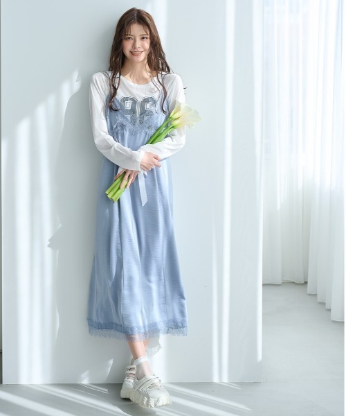 mysty woman（ミスティウーマン） ワンピース ランジェリーキャミ