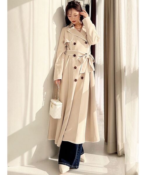 RESEXXY（リゼクシー） トレンチコート コート パイピングデザイン