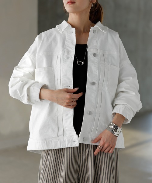 HUG.U（ハグユー） デニムジャケット gジャン 奇跡の新感覚デニム G