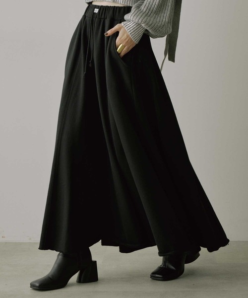 VIOLETTA（ヴィオレッタ） スカート スウェットロングフレアスカート
