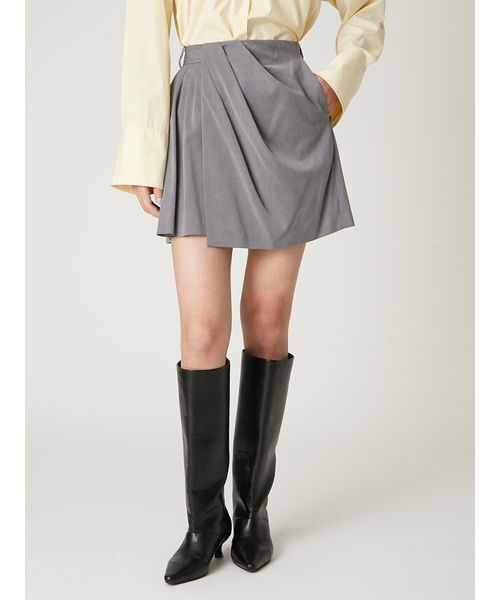 FRAY I.D（フレイ・アイディー） スカート ドレープミニラップスカート