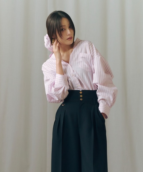 FRAY I.D（フレイ・アイディー） ブラウス シャツ ストライプ