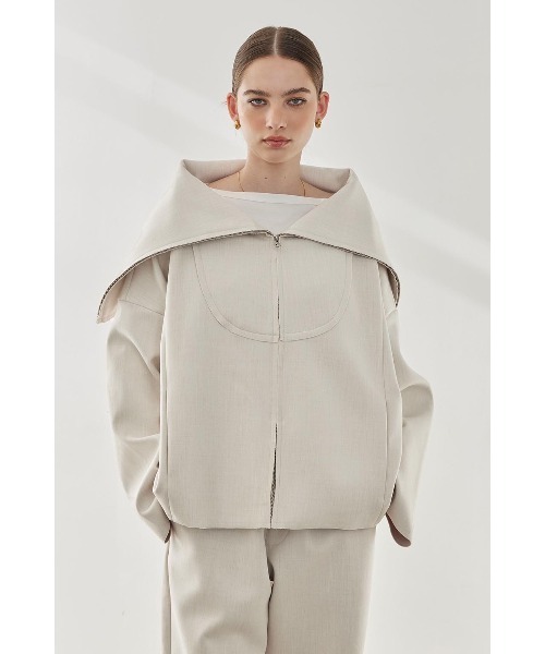 ALEXIA STAM（アリシアスタン） ジャケット FREE アイボリー