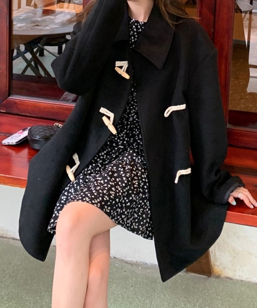 shopnikoniko（ショップにこにこ） ダッフルコート コート ステン