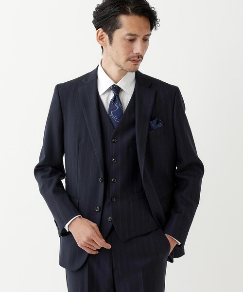 us三軒茶屋 サスペンダー付きダークブルーベスト X-LARGE us三軒茶屋