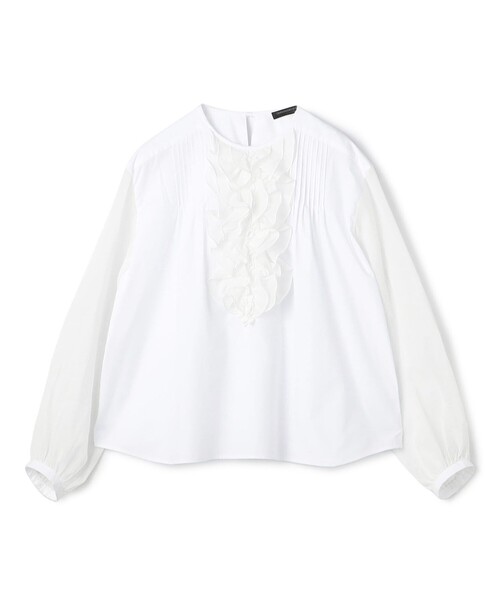 TOMORROWLAND collection ブラウス シャツ ホワイトコンビネーション