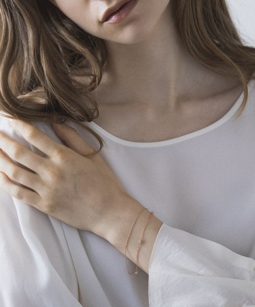 4℃（ヨンドシー） ブレスレット K10 ピンクゴールド ブレスレット