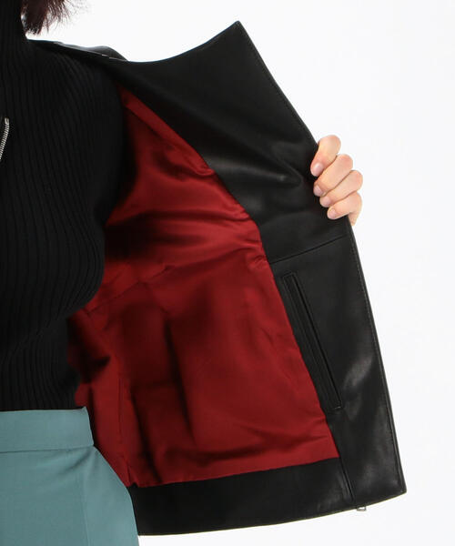 DES PRES（デプレ） レザージャケット ライダース ラムレザー ノー