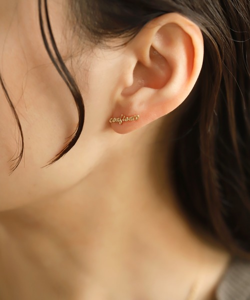 SIENA ROSE（シエナロゼ） ピアス letter・レタリングピアス