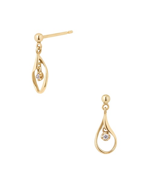 VENDOME AOYAMA（ヴァンドーム青山） ピアス K10YG ダイヤモンド