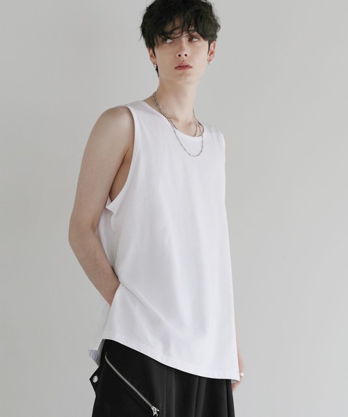 LILL（リル） タンクトップ ルーズシルエットサイドスリットアソート