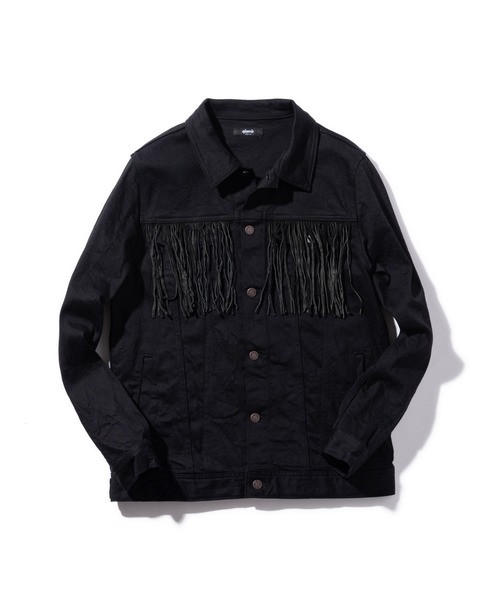 glamb（グラム） デニムジャケット gジャン Fringe denim JKT