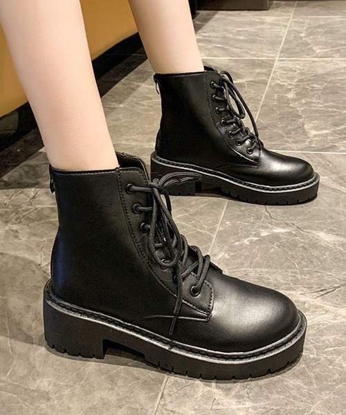 Lace Ladies（レースレディース） ブーツ レースアップショートブーツ