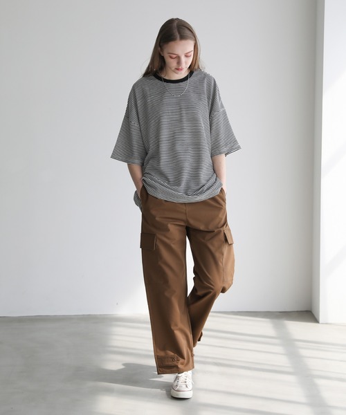 ASTRONOMY カーゴパンツ セミワイドストレートM-47ミリタリーカーゴ