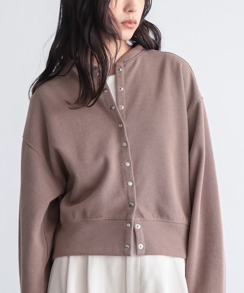for/c（フォーシー） カーディガン 「新色追加」 スナップボタン