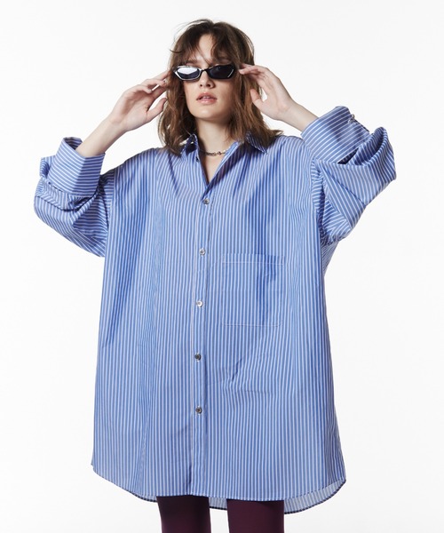 JOSE MOON（ジョゼムーン） ブラウス シャツ JOSEMOON STRIPE SHIRT