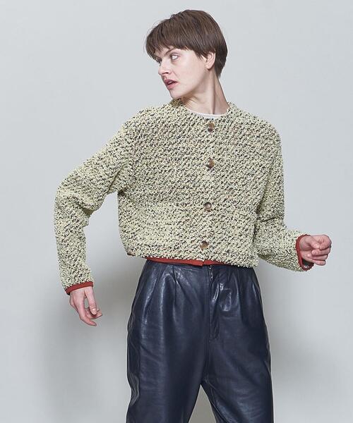 6 カーディガン 「6(ROKU)」ミックス カーディガン : ZOZOTOWN Yahoo