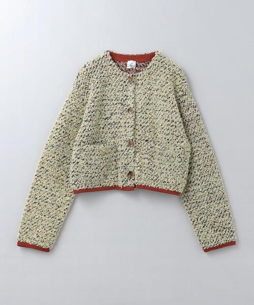 6 カーディガン 「6(ROKU)」ミックス カーディガン : ZOZOTOWN Yahoo