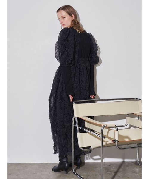 ELENDEEK（エレンディーク） ワンピース クランプルプリーツワンピース