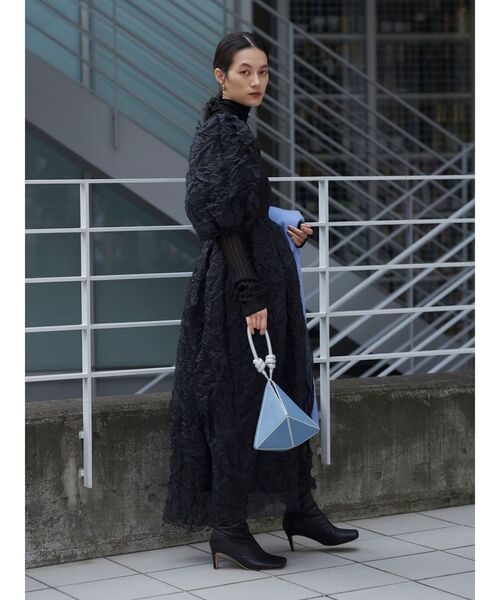 ELENDEEK（エレンディーク） ワンピース クランプルプリーツワンピース