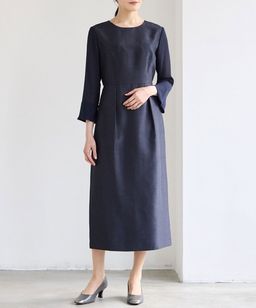 AIMER（エメ） ワンピース シフォンスリーブシャンタンワンピース 結婚