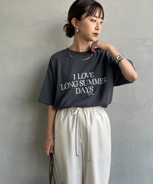 AMERICANA（アメリカーナ） tシャツ バックプリントロゴTシャツ