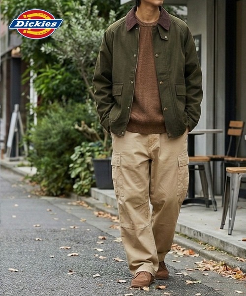 Dickies（ディッキーズ） ブルゾン アウター 襟コーデュロイ ダック