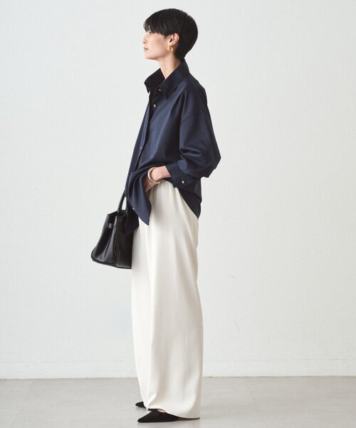 Loungedress（ラウンジドレス） ブラウス シャツ サテンBIGシャツ