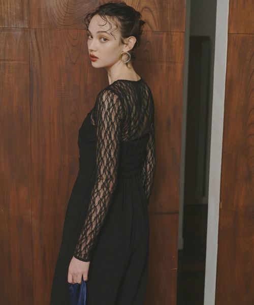 ANDRESD パンツドレス クロスオールインワンドレス / cross all in one