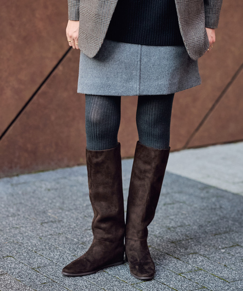 LE TALON（ル タロン） ブーツ 「追加3」2cmワイドシャフトロング