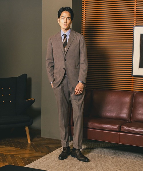 GLOBAL WORK（グローバルワーク） スラックス ストレッチ起毛TRパンツ