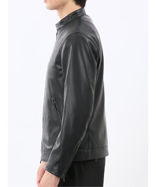 TAKA-Q（タカキュー） 革ジャン ライダース 「合成皮革 ライトアウター